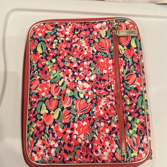 Lily Pulitzer Folio Agenda Like new EUC laptop case - Picture 4 of 6